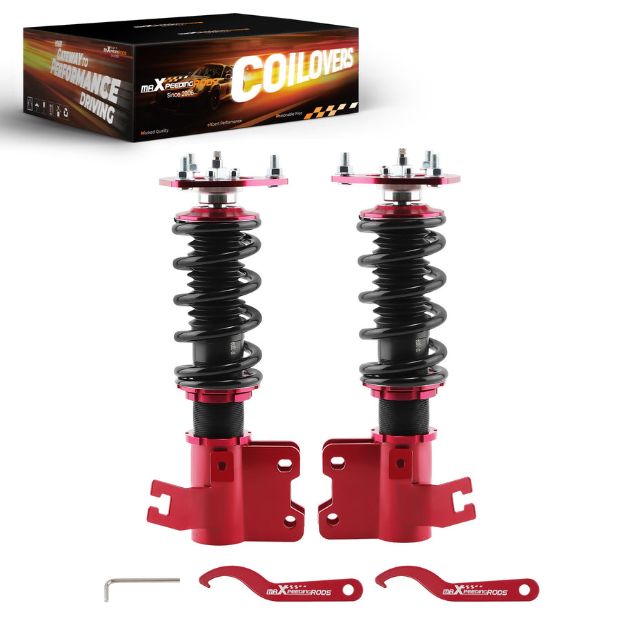 Front Coilovers 24 Way Damper Struts compatible for Nissan 240SX S13 89-94