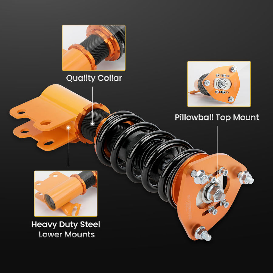 Compatible for Nissan s14 coilovers 240SX Silva 1994-1998 Adj. Height Shocks Coilovers Kits lowering kit