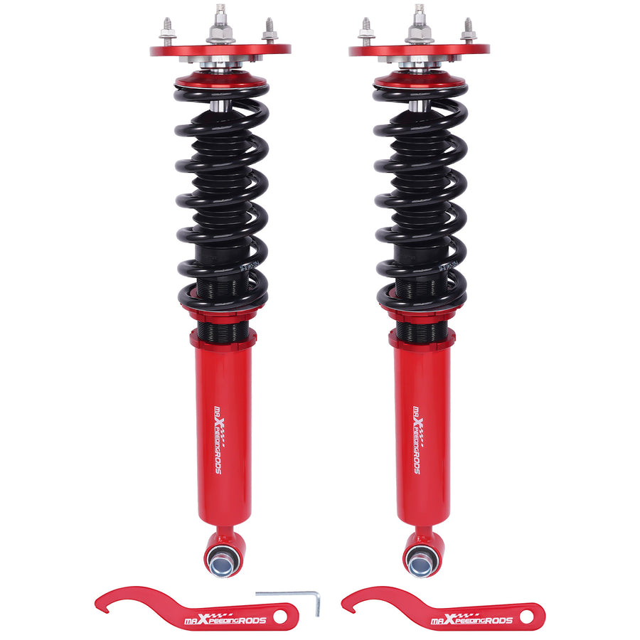 Rear Coilover 24 Way Damping Suspension Lowering Kit compatible for Nissan S14 240SX 95-98