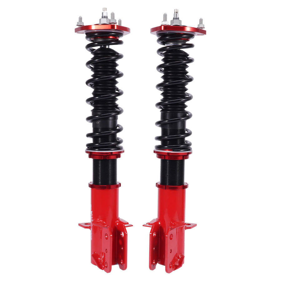 24-Way Damper Adjustable Rear Coilovers Lowering Kit for 91-94 compatible for Nissan Sentra