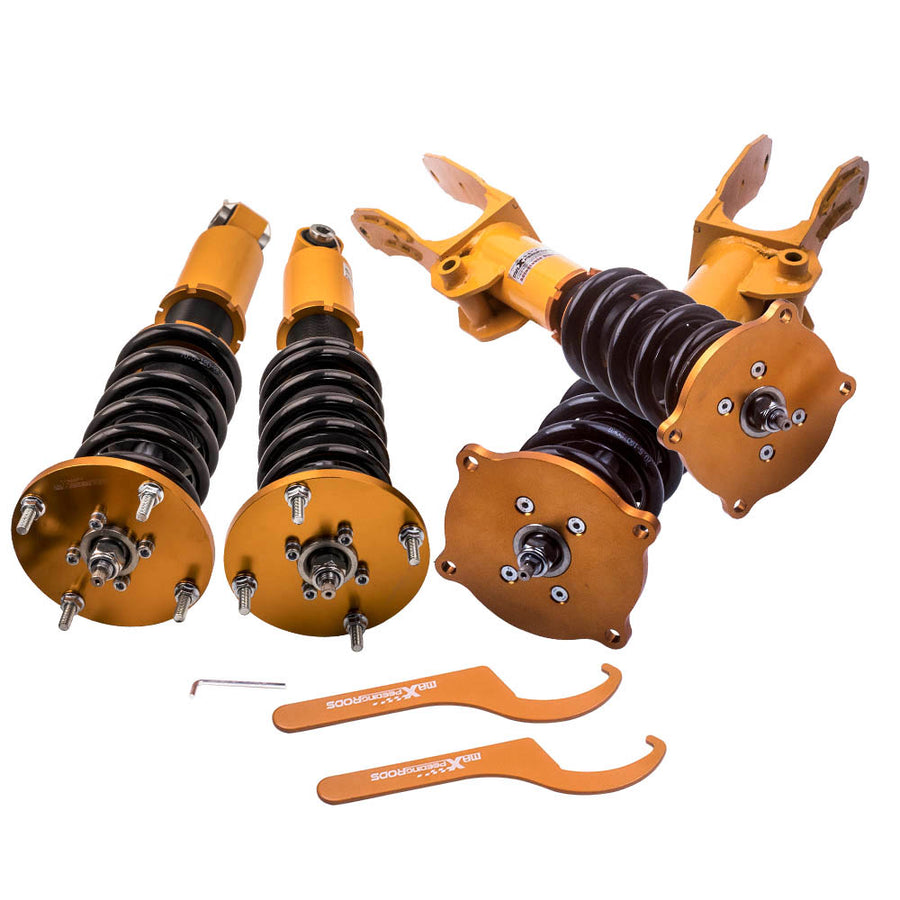 Compatible for Porsche Cayenne 2002-2010 Adjustable Damper Shocks Complete Coilovers Kit lowering kit