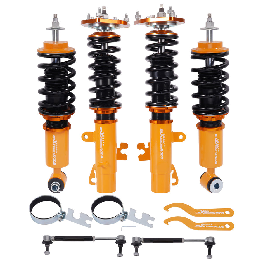Racing Coilover 24 Way Damper Kit compatible for Mini Clubman R55 2007-2014 Shock Absorbers