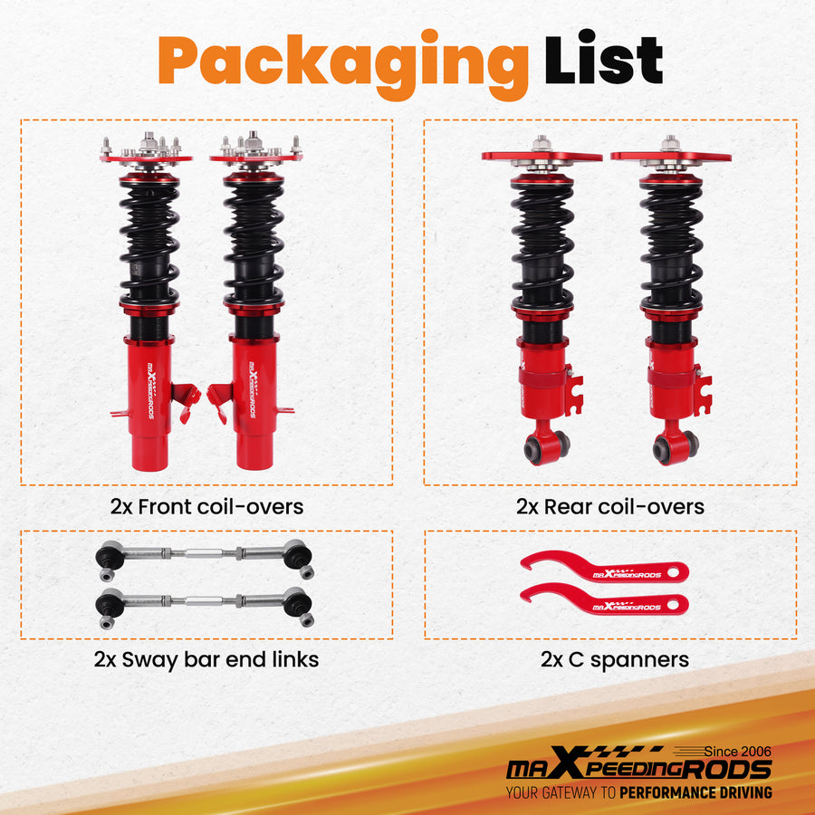 Coilover Lowering Kit compatible for Mini Cooper (R56) Hatchback 07-13
