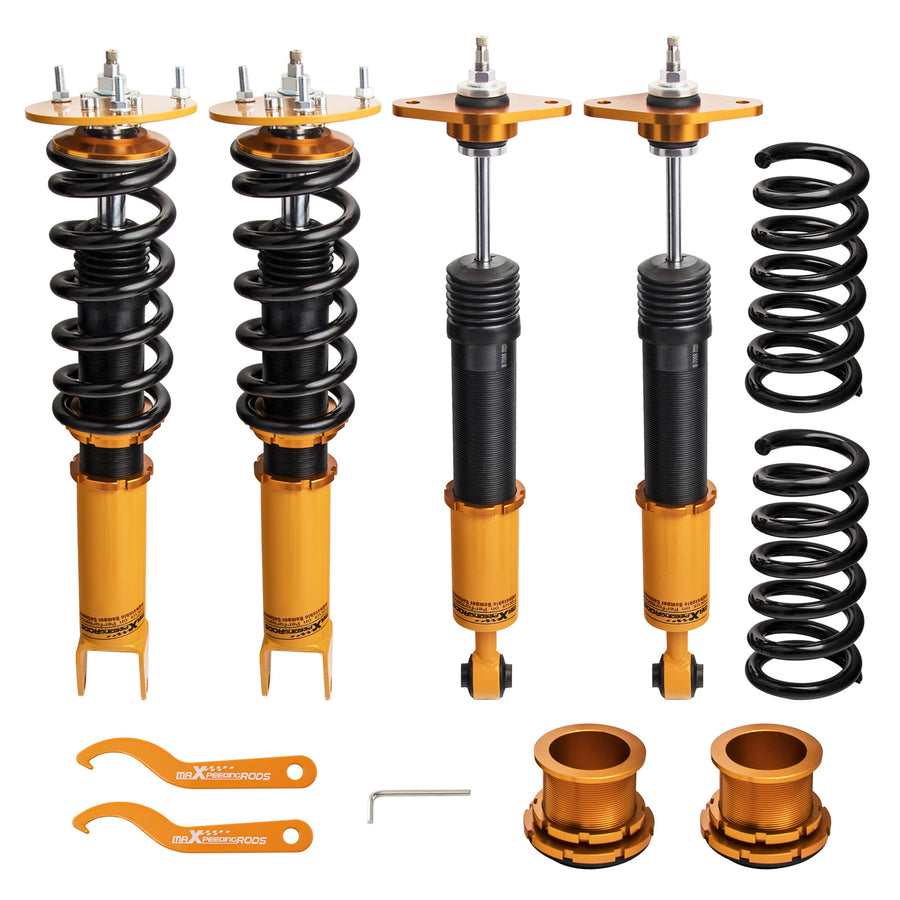 24 Way Damper Adjustable Coilover Lowering Kit Compatible for Dodge Charger 06-10 compatible for SRT-8 RWD