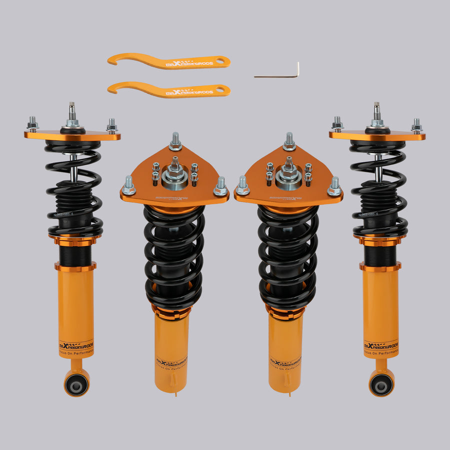 24 Level Damper Adjustable Coilovers Lowering Kit compatible for Subaru Forester SJ 14-18