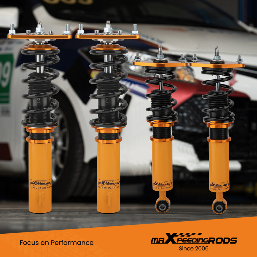 24 Level Damper Adjustable Coilovers Lowering Kit compatible for Subaru Forester SJ 14-18