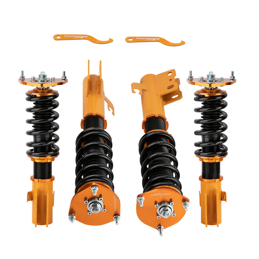Compatible for Subaru Forester 1998-2002 Complete Adjustable Height Shocks Coilovers Suspension Kit lowering kit
