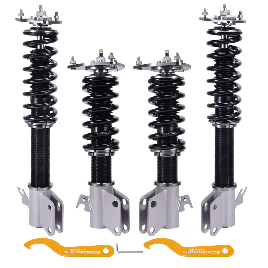 Coilover Shock Strut Kit Damping Adjustable compatible for SUBARU Impreza WRX GDB GDA 02-07