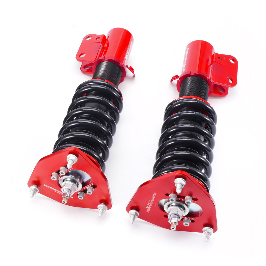 Front Coilovers 24 Way Damping Shock compatible for Subaru Impreza WRX 02-07 compatible for Forester 03-08