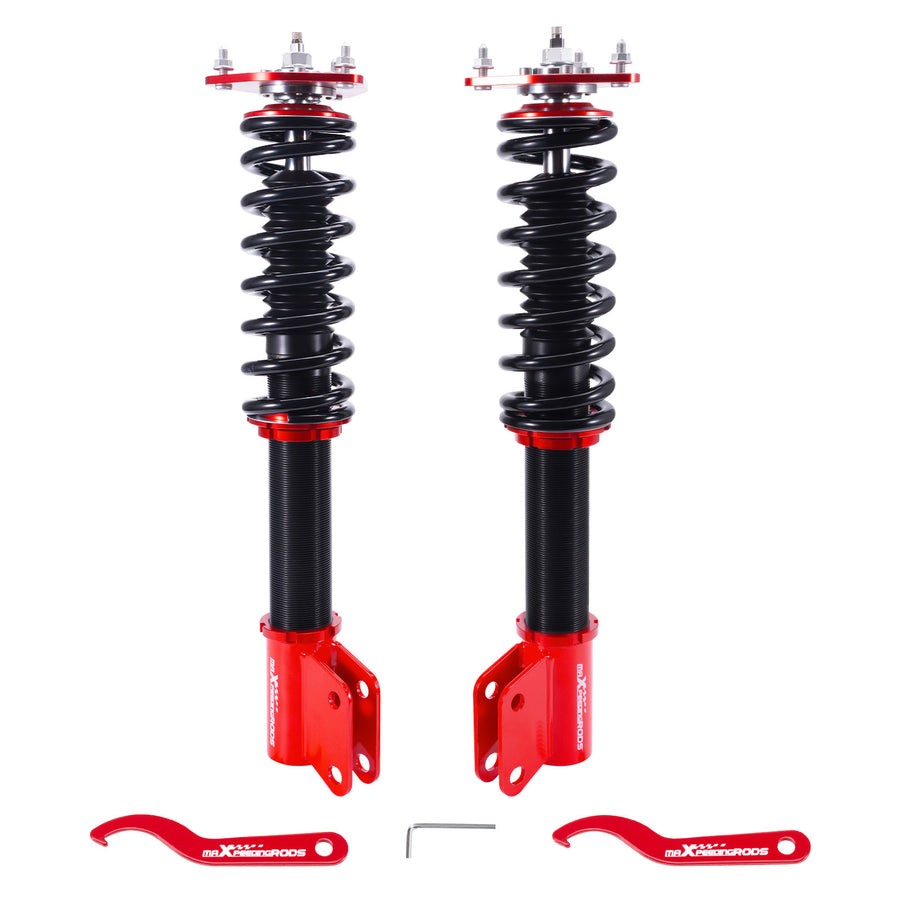 Rear Coilovers 24 Step Lowering Suspension Kit compatible for Subaru WRX 02-07STI 2004