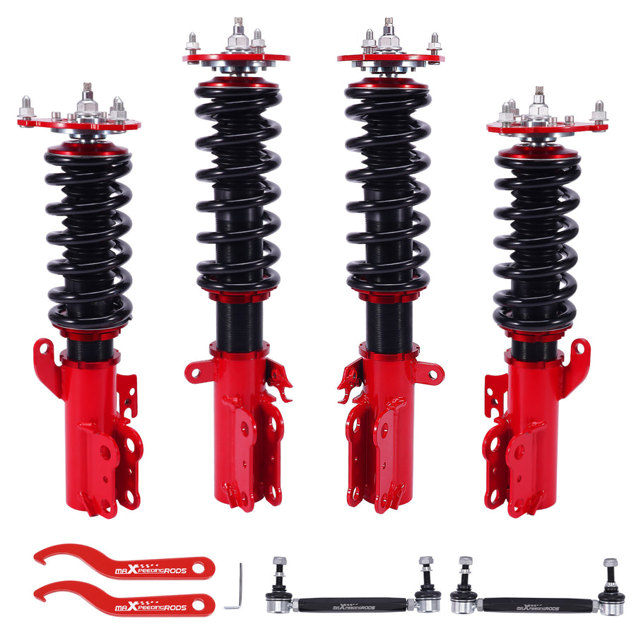 24 Way Adjustable Coilover Kit compatible for Toyota Highlander FWD 08-13