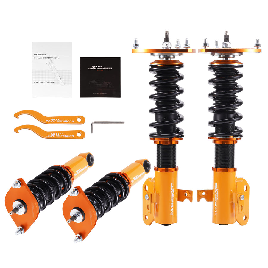 24 Level Damper Adjustable Coilovers Struts compatible for Subaru Impreza WRXSTi 15-21