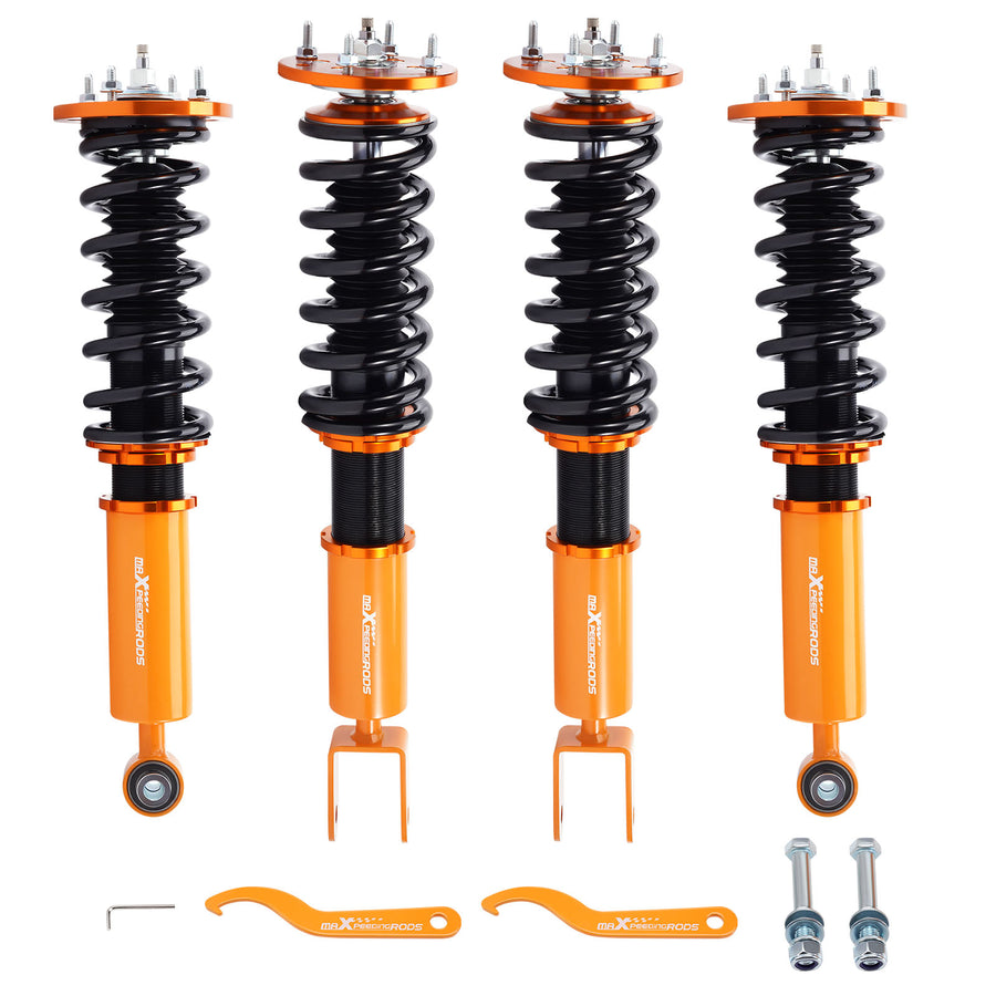 24 Level Adjustable Coilovers Lowering Kit compatible for Jaguar XF 2007-15