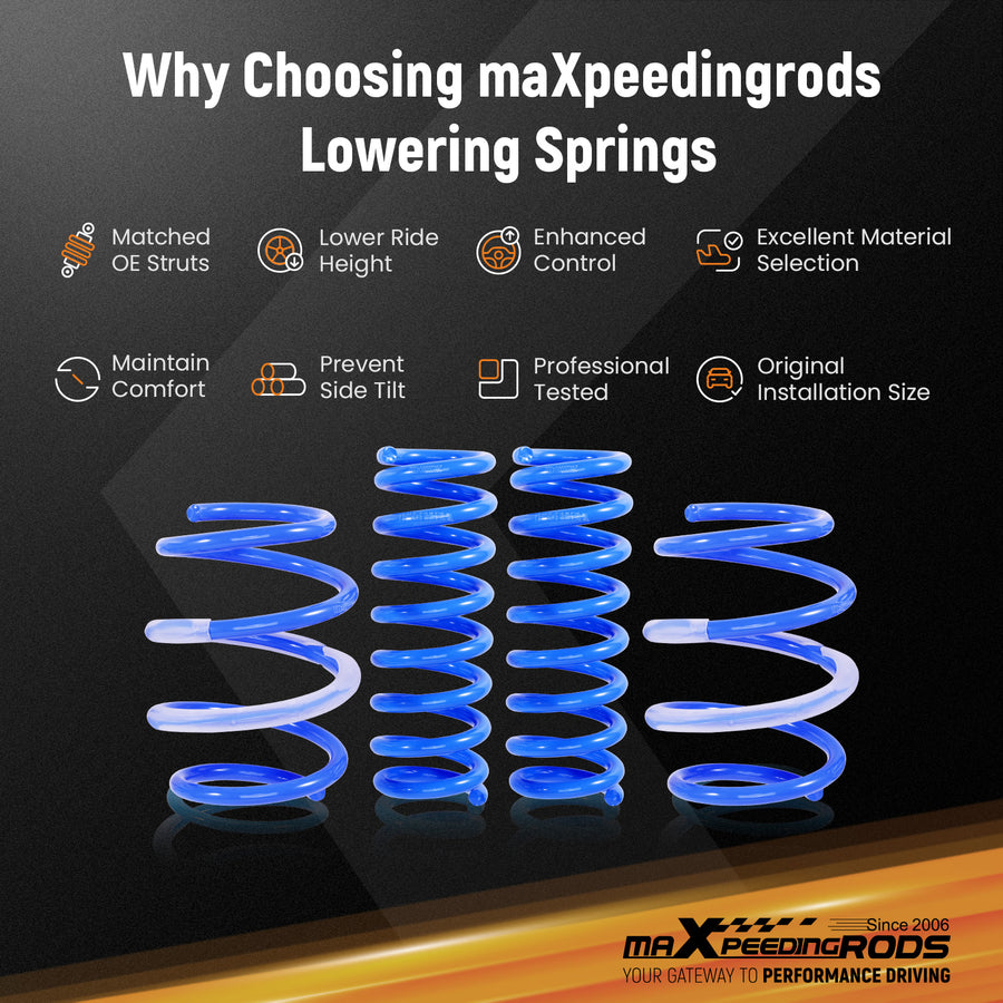 Lowering Springs compatible for BMW F20 F21 F22 F23 2014-2020 M230i M240i