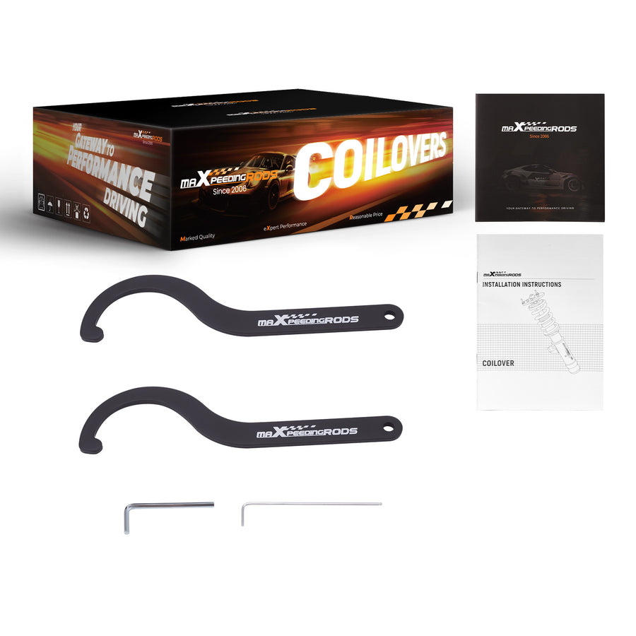 COT6 24 Way Coilovers compatible for Honda Accord 98-02 compatible for Acura TL 01-03 CL