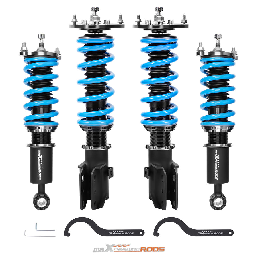 T6 Coilovers 24 Step Strut Lowering Kit compatible for Subaru Baja 2003-2006