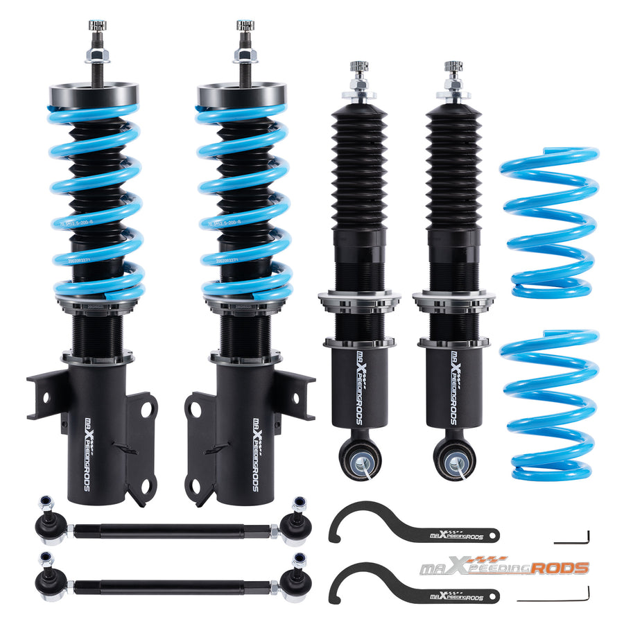 24-Way Damper Adjustable Coilovers Suspension Kit Compatible For Chevrolet Camaro 10-15