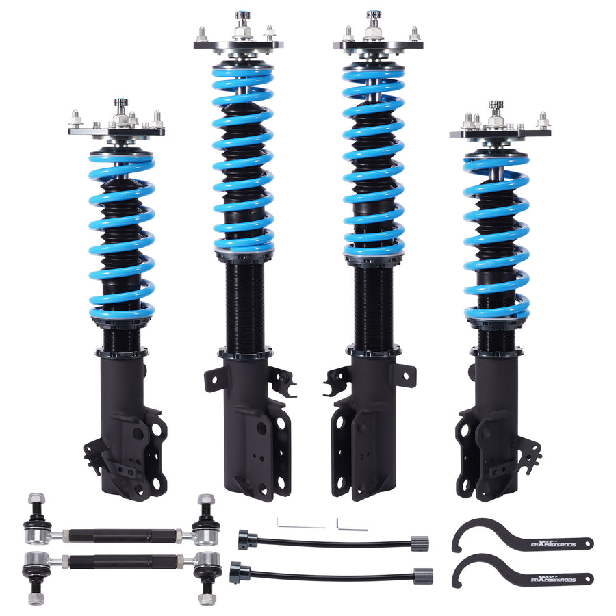T6 Coilovers 24 Level Adjustable compatible for Toyota Camry SE XSE 2012-17