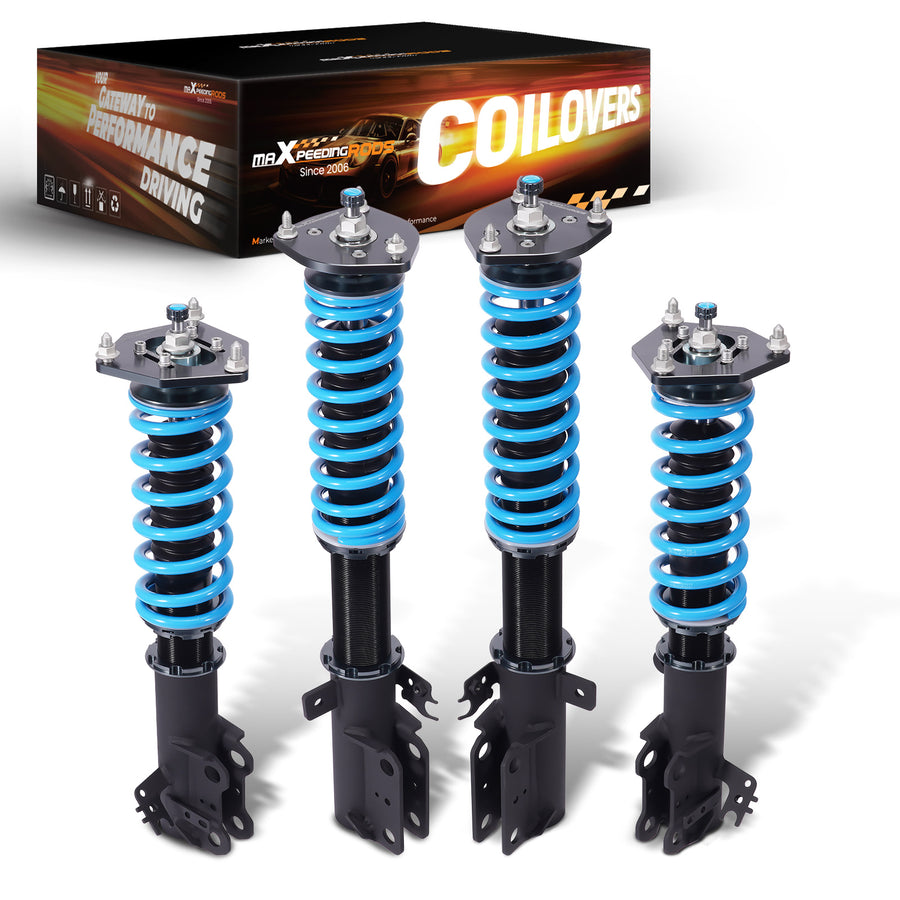 T6 Coilovers 24 Level Adjustable compatible for Toyota Camry SE XSE 2012-17