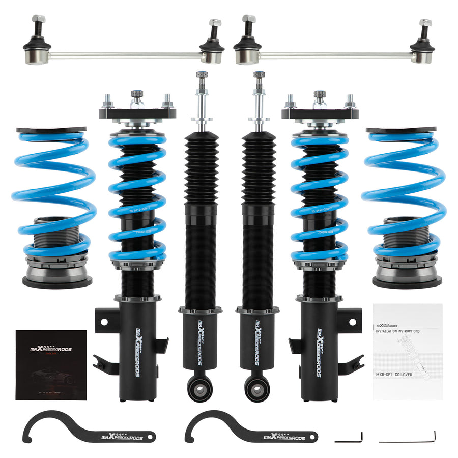 COT6 Adjustable Coilover Lowering Kit compatible for Honda Civic 2012-2015