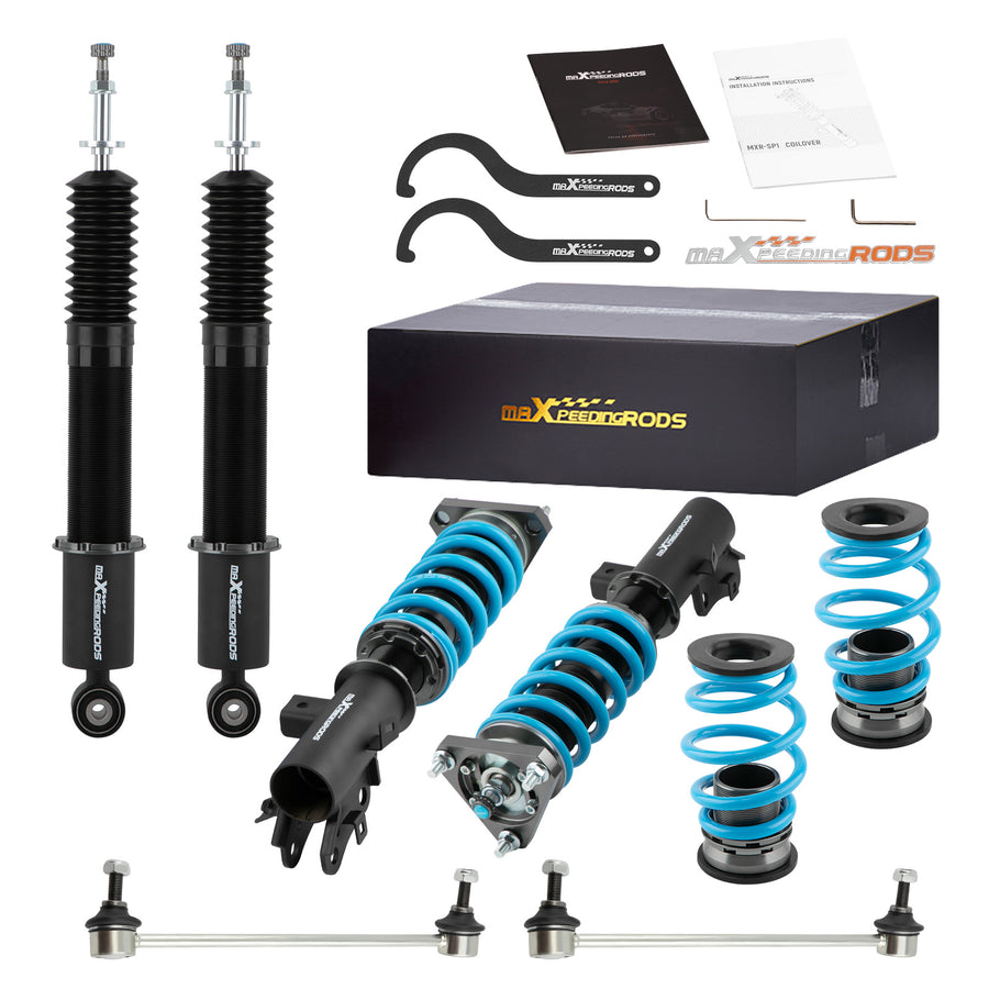 COT6 Adjustable Coilover Lowering Kit compatible for Honda Civic 2012-2015