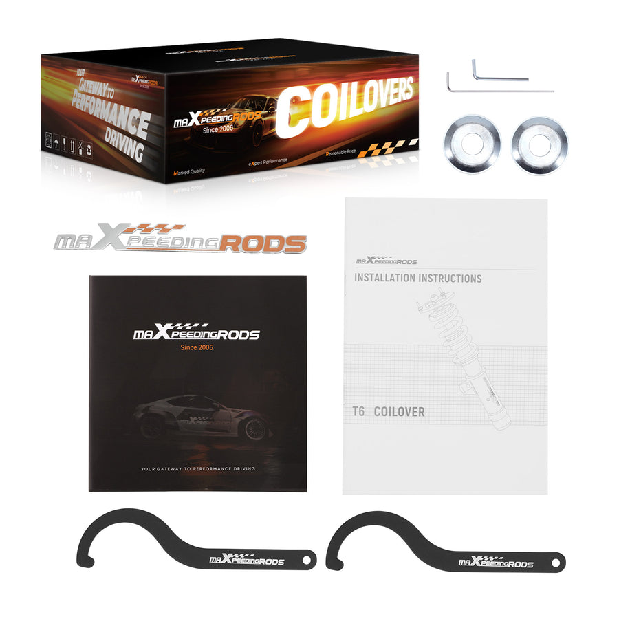 T6 Coilovers Suspension Lowering Kit compatible for Cadillac CT6 AWD 16-20