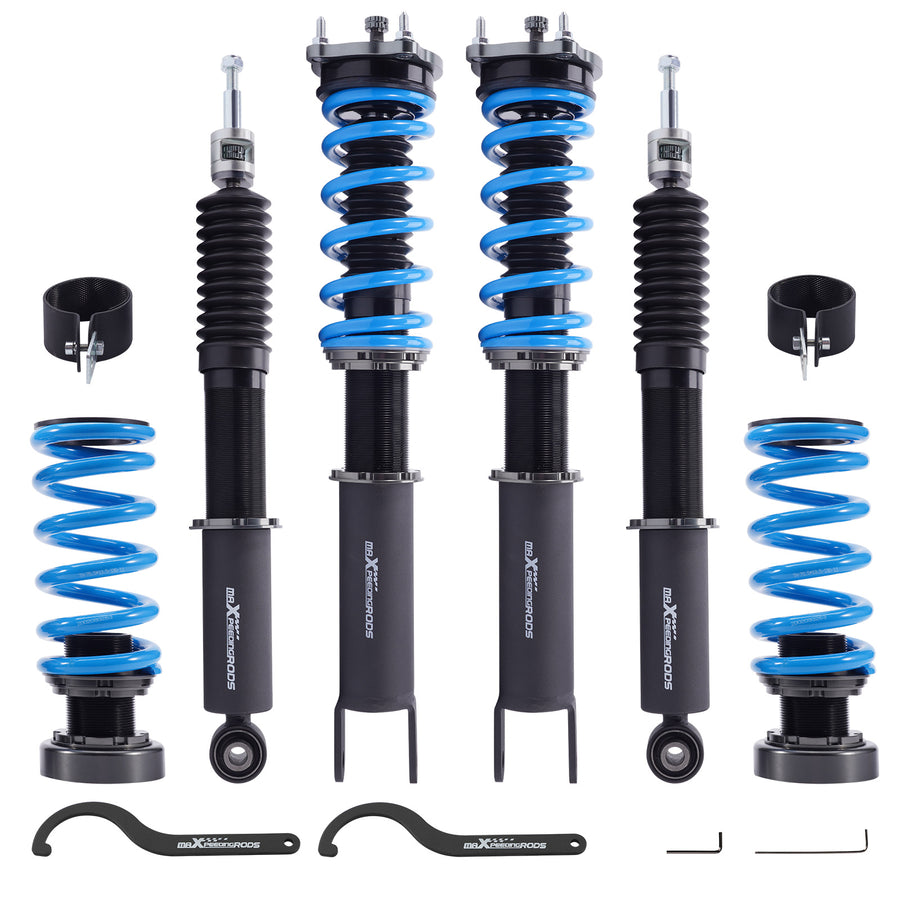 Compatible for Mercedes E320 E350 Sedan RWD 03-09 24-Way Damper Coilover Lowering Kit