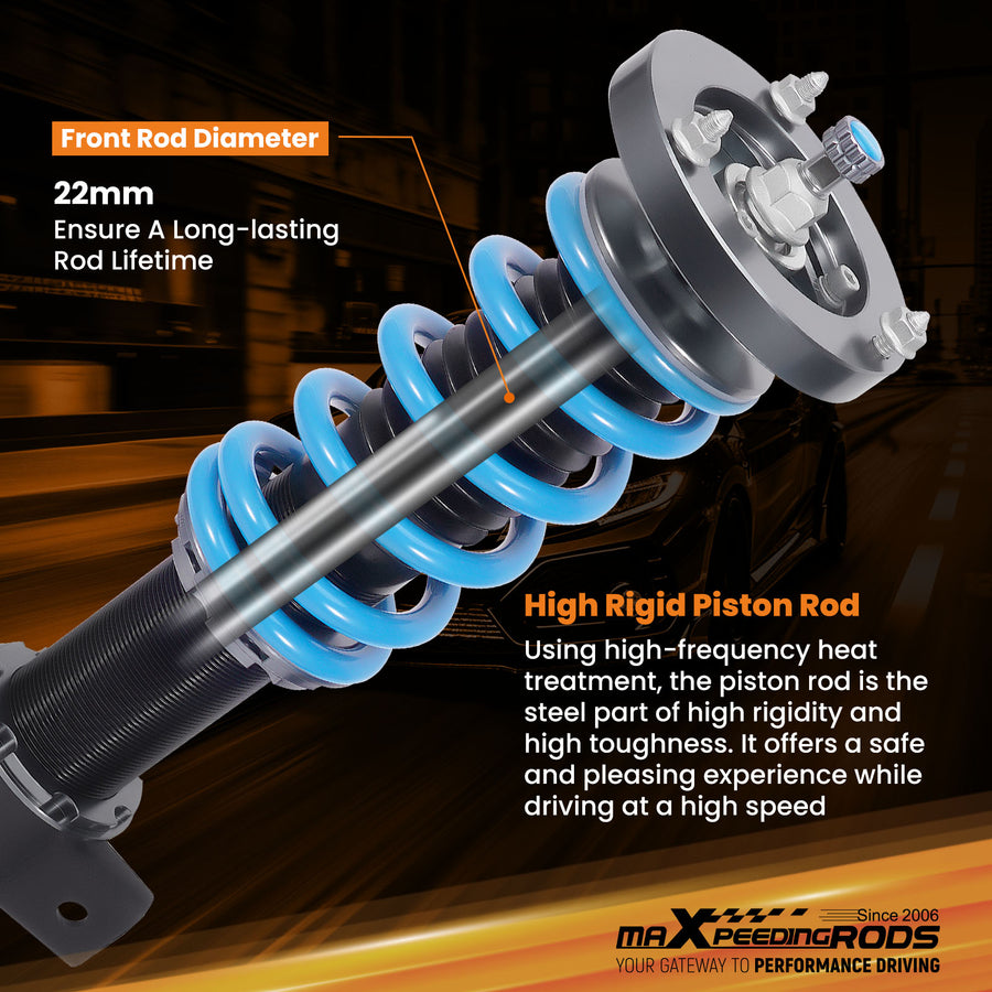 T6 COILOVER Lowering Kit compatible for BMW 7-Series RWD (E38) 1995-2001