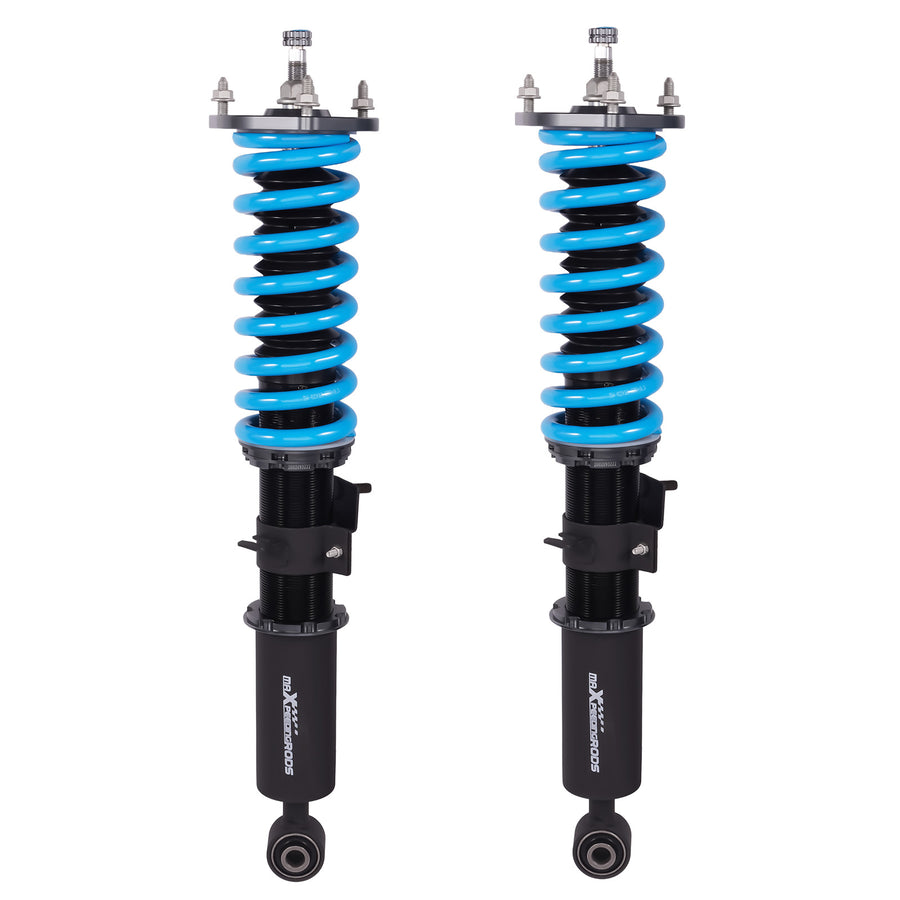 Racing Coilovers Kit 24 Way Damper Strut compatible for Infiniti EX35 EX37 RWD 2008-2013