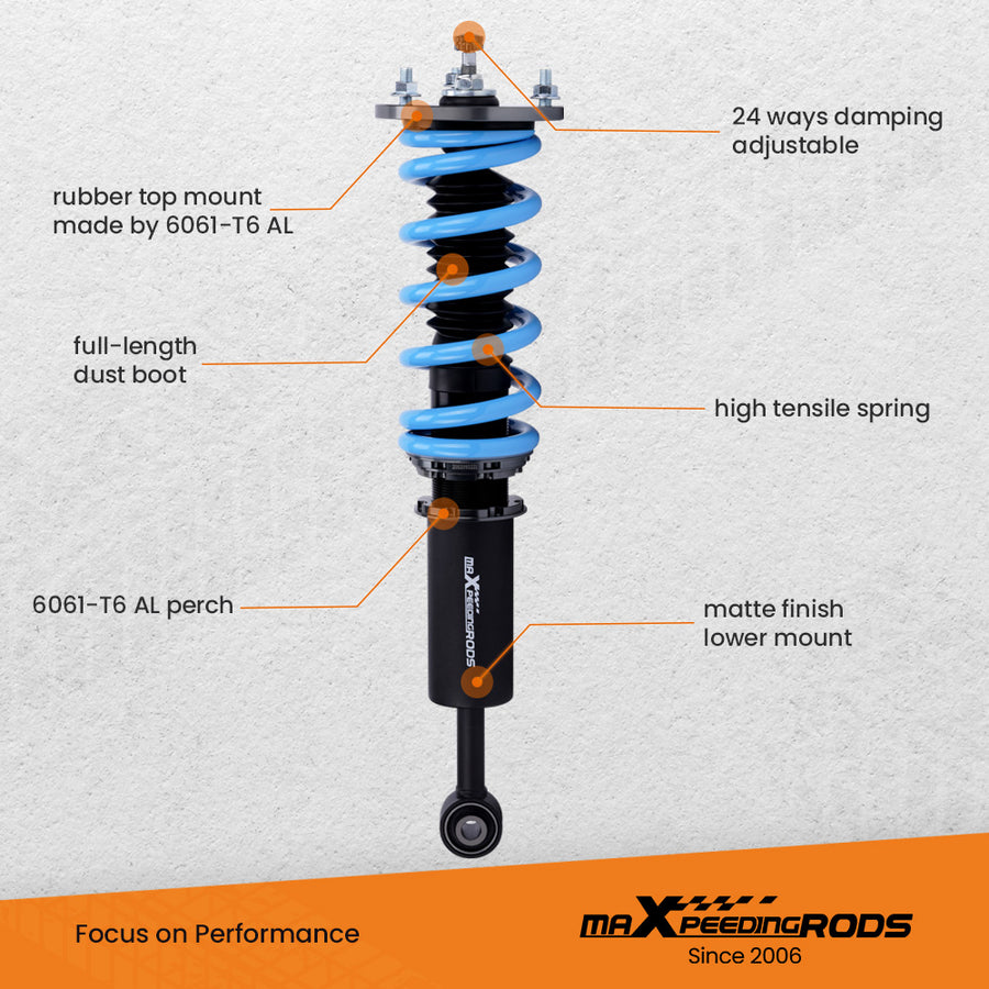 Compatible for Lexus IS250/IS350 (GSE20/21) RWD 2006-2013 Coilover suspension lowering kit