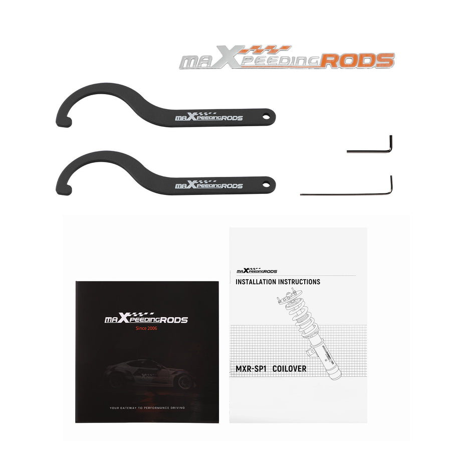 T6 Coilovers 24 Way Damper compatible for VW MK5 MK6 compatible for GOLF/JETTA 2005-2019