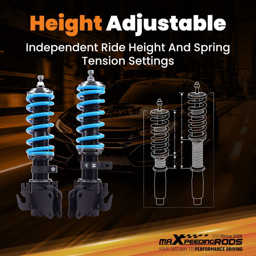 Compatible for Holden Commodore VE Sedan Ute 2007-2013 Suspension Coilovers lowering kit