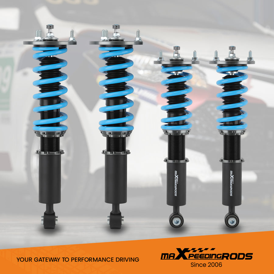 Racing Coilovers Shocks Absorbers Kit 24-way compatible for LEXUS LS400 XF10 1990-1994 lowering kit