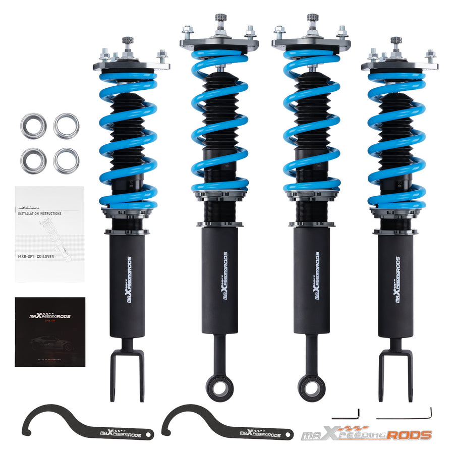 Coilover Damper Suspension Shock+Spring compatible for Lexus LS460 07-16 RWD lowering kit