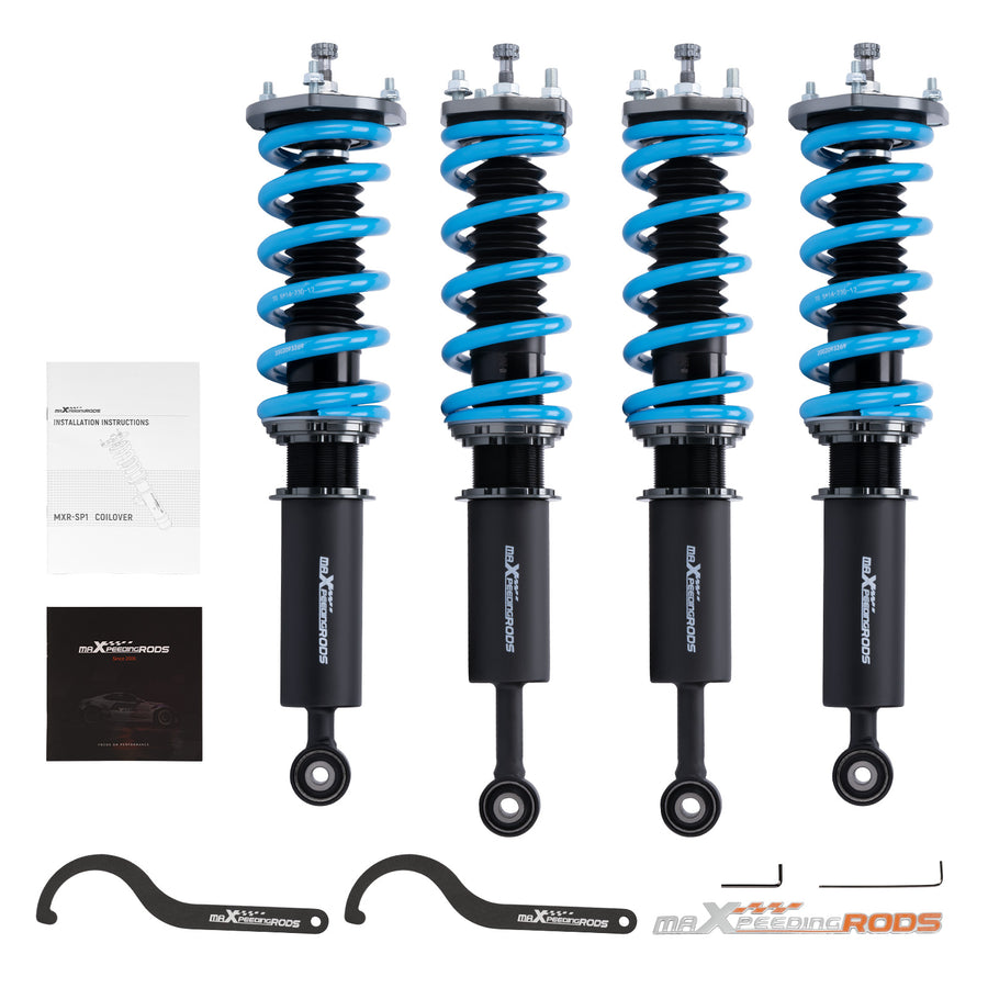 T6 Coilovers 24 Way Damper Adjustable compatible for Lexus Is300 2000-2005