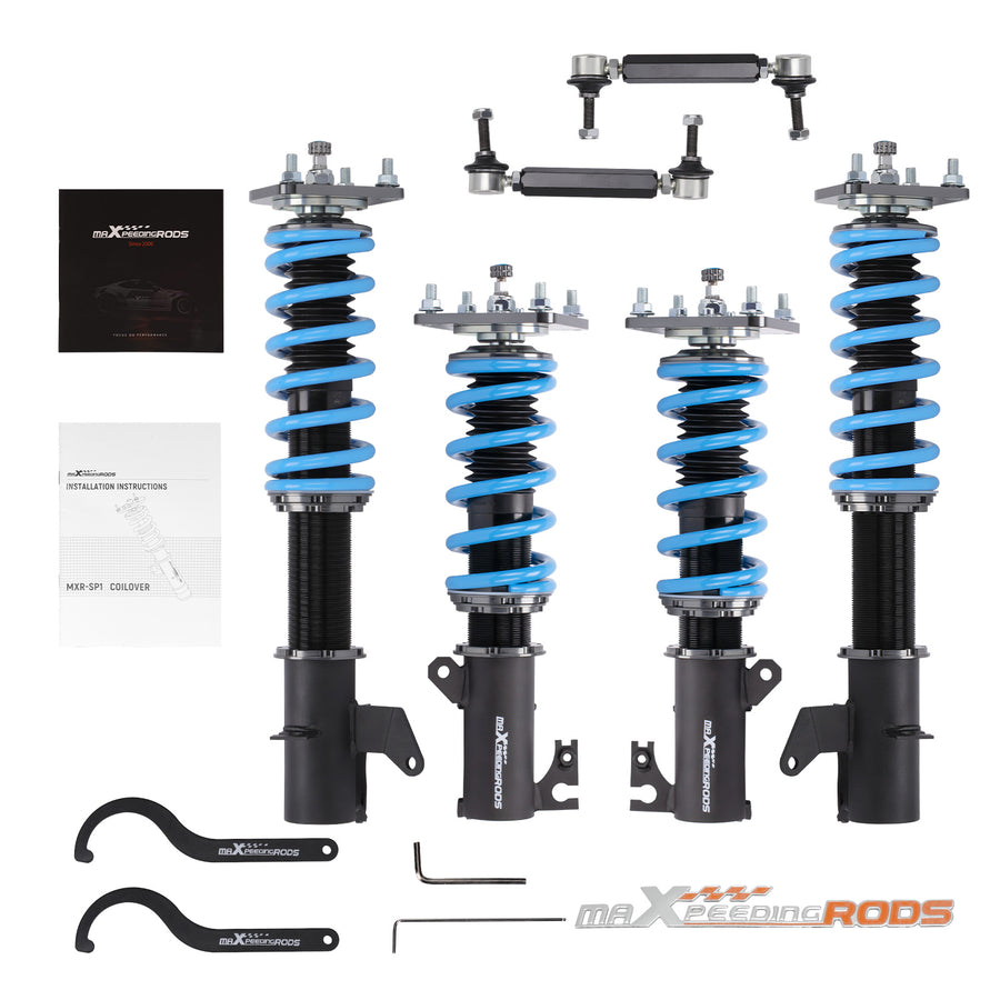 COT6 Adjustable Coilover Damper Kit compatible for Mazda 323 / Protege 99-03 lowering kit