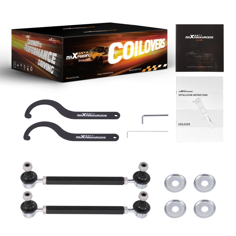 T6 Coilover 24 Step Damper Adjustable compatible for Nissan Rogue AWD 08-15