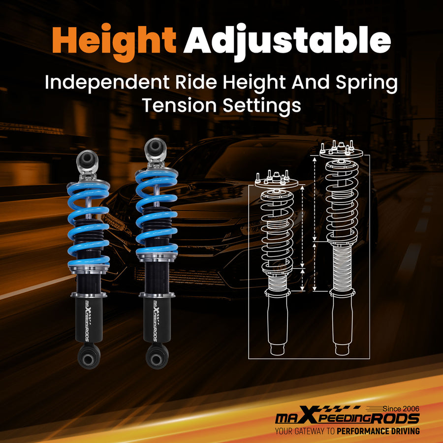 T6 Coilovers Suspension Lowering Kit compatible for Dodge Viper 1996-2002