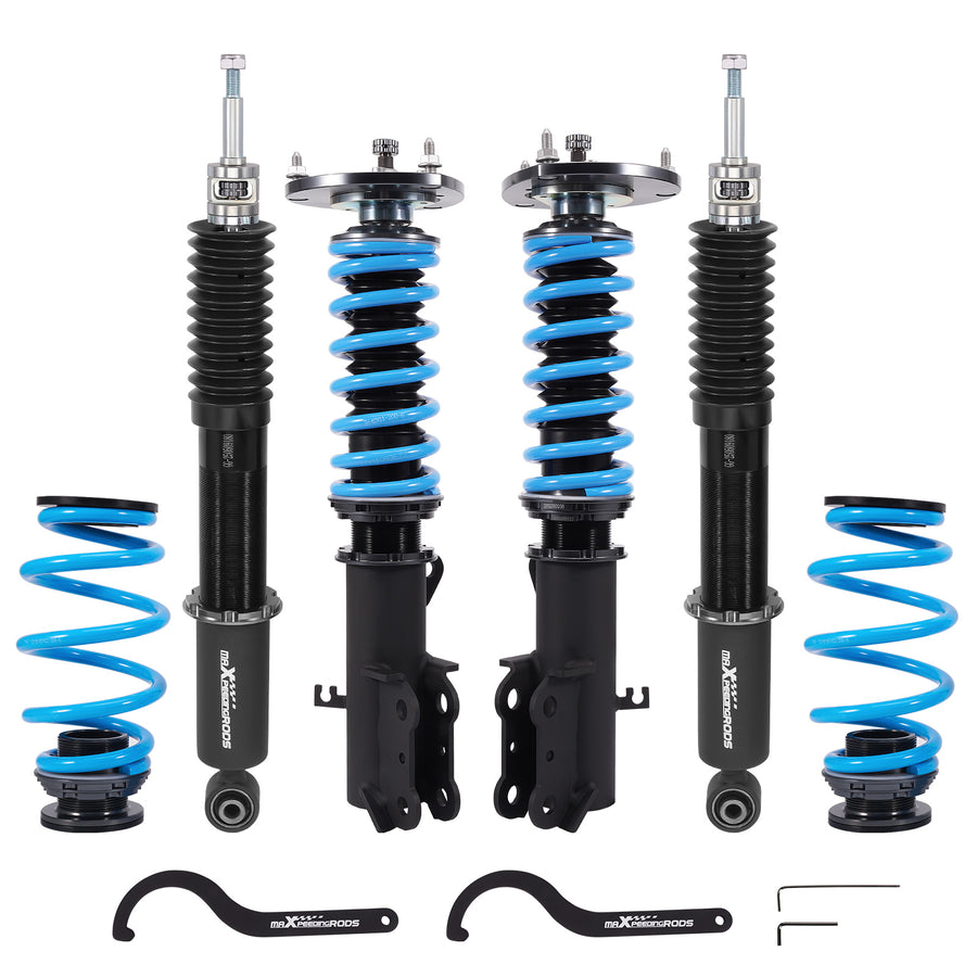 Coilovers 24 Way Damper Lowering Kit compatible for Chevrolet Volt 2016-2019 Shock Absorber