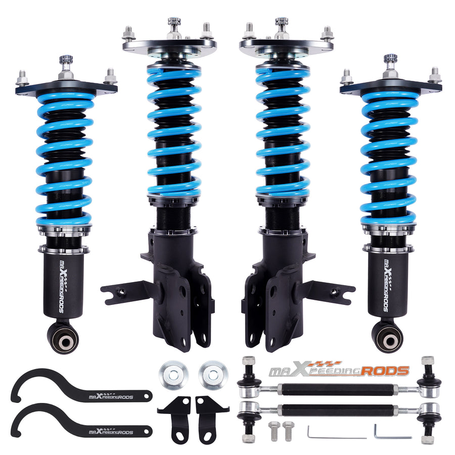 24 Level Adjustable Damper Coilover Lowering Kit compatible for Subaru WRX 2022-2025
