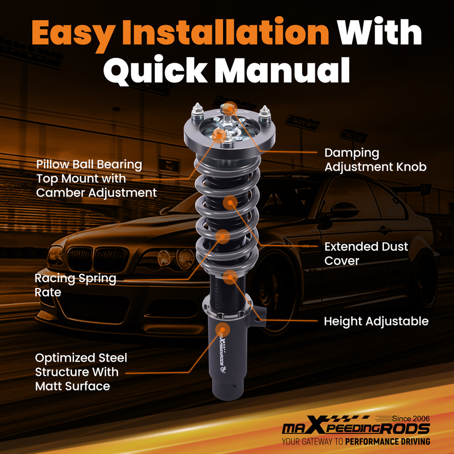 T7 DAMPER COILOVERS KIT compatible for BMW 3-SERIES AWD (E90/E91/E92)