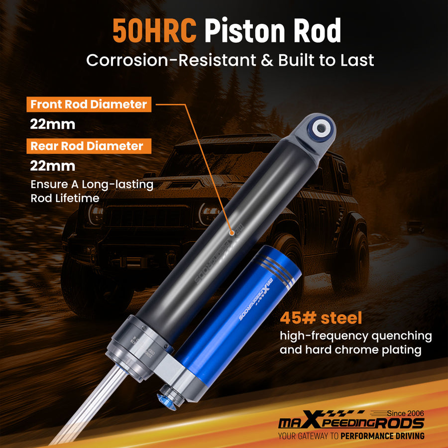 Remote Reservoir 1.5 Lift Rear Shocks For F150 4WD 2015-2020