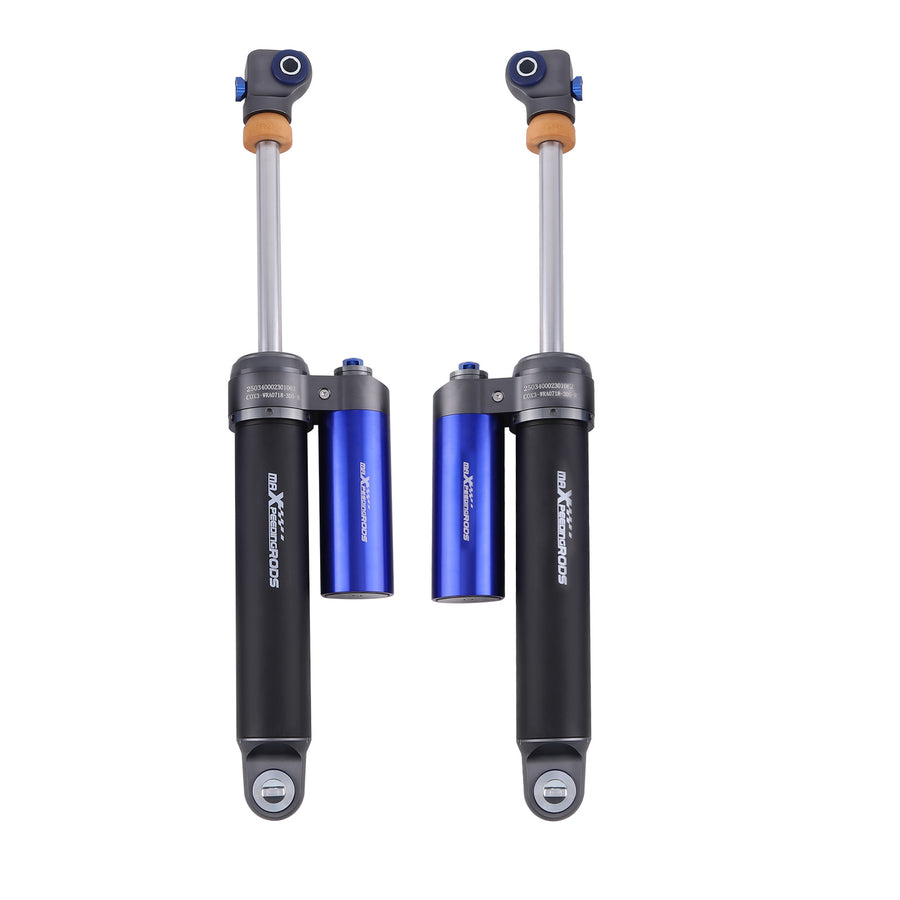 Dual-Mode 2.5 Reservoir Rear Shocks compatible for Jeep Wrangler JK 07-18 1.5-3.5 Lift