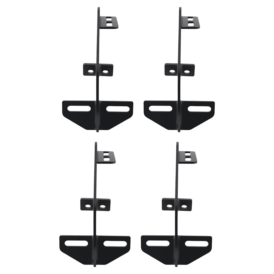 6 Side Step Running Boards compatible for Dodge Ram 1500 2009-18 Nerf Bar Black Step Rails