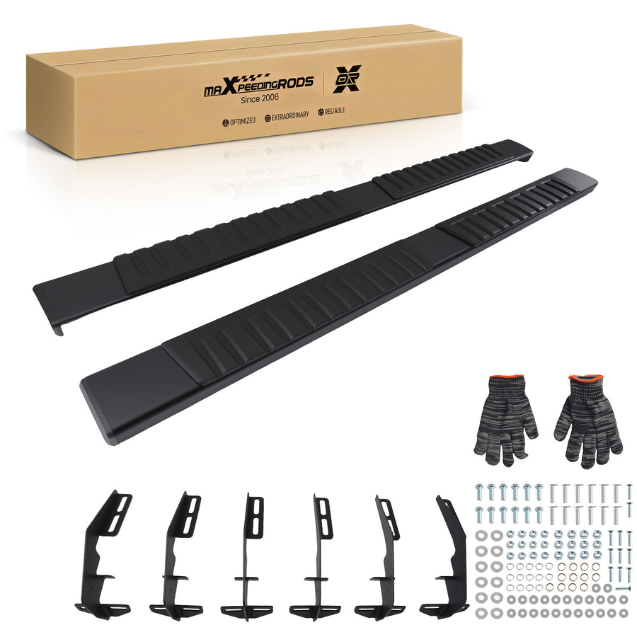 6 Aluminium Running Board compatible for Dodge Ram 1500 Crew Cab 2019-2025 Nerf Bars