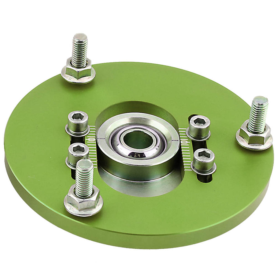 For Coilover Camber Plates compatible for BMW 3 Series E36 318 328 323 325 M3 Top Mount Green