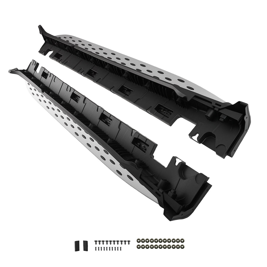 Aluminium Running Boards compatible for Mercedes GLC Class X253 GLC300 2016-2022 Non-Slip