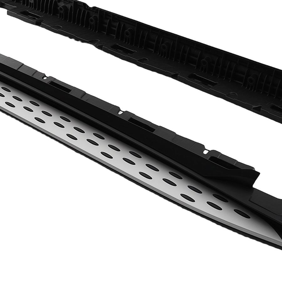 Aluminium Running Boards compatible for Mercedes GLC Class X253 GLC300 2016-2022 Non-Slip