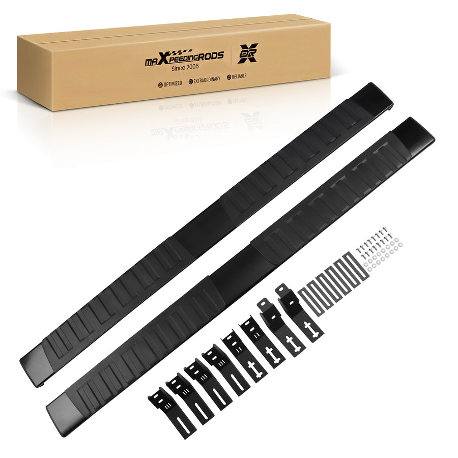 Nerf Bar Side Steps compatible for Toyota Tacoma Double Crew 2024-2025 Non-Slip Surface