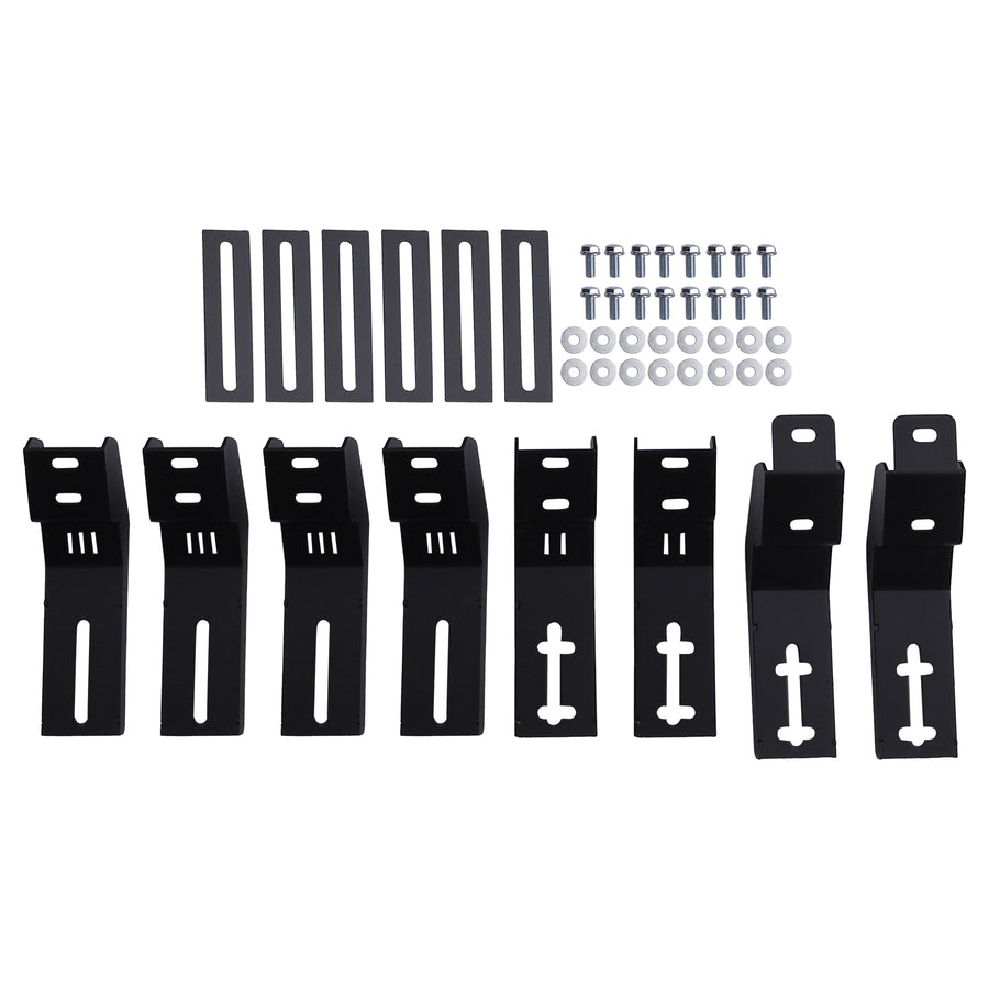 Nerf Bar Side Steps compatible for Toyota Tacoma Double Crew 2024-2025 Non-Slip Surface